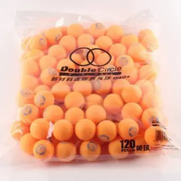 Pack de 120 pelotas naranjas Doble Circle